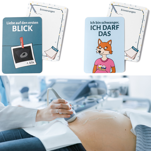 Meilensteinkarten-Set - Meine Schwangerschaft + Mein erstes Jahr